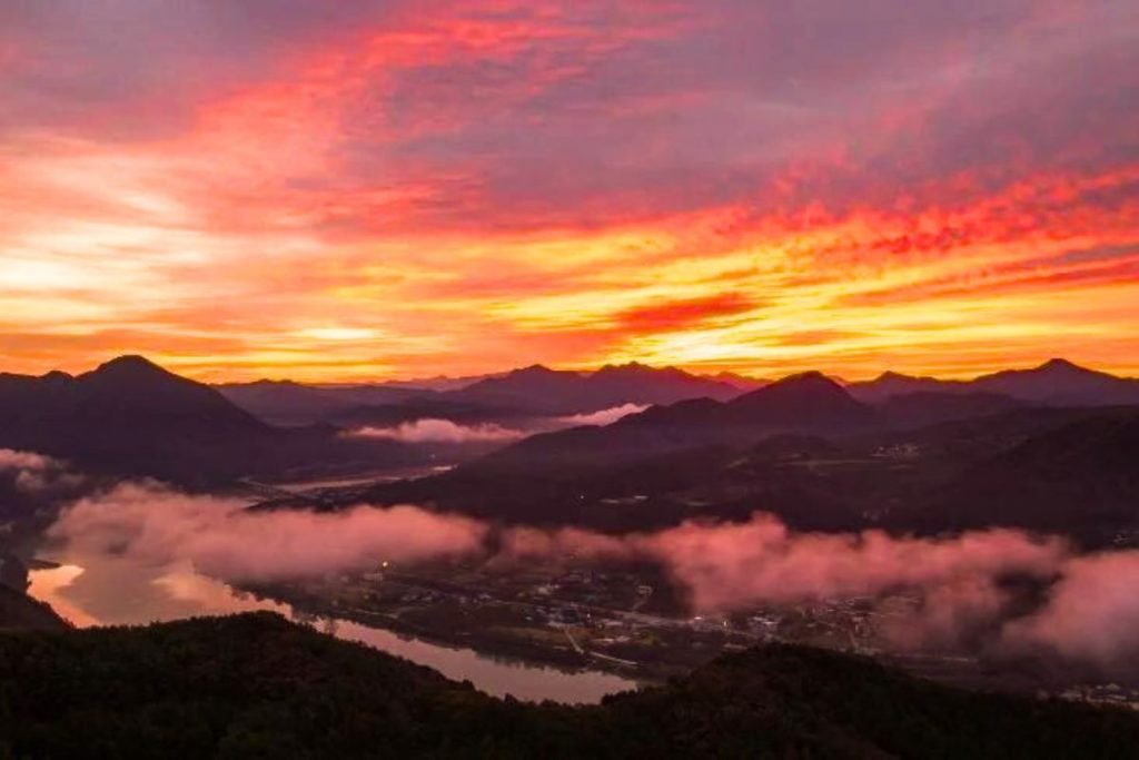 Kunjapuri Devi Temple perfect sunset view
